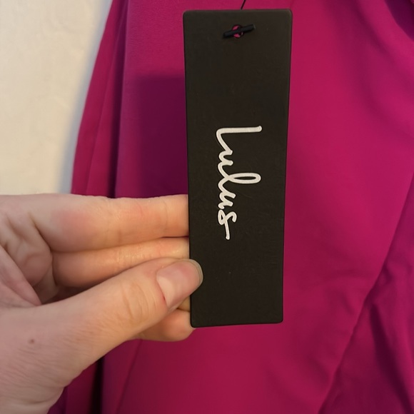 Lulu's Hot Pink Mini Dress - Picture 5 of 5